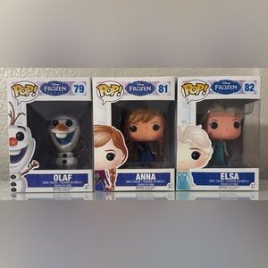 Funko Disney Frozen Set of Elsa, Anna and Olaf
